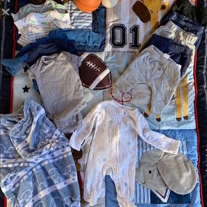 Carters Newborn Baby Boy Clothes 13 Pieces